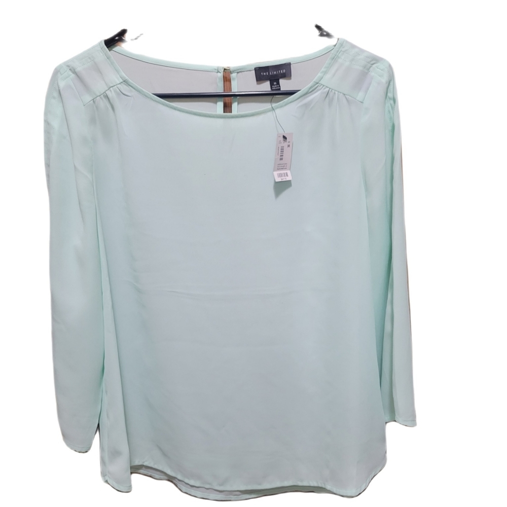 Tags on Seafoam Green blouse from the Linited